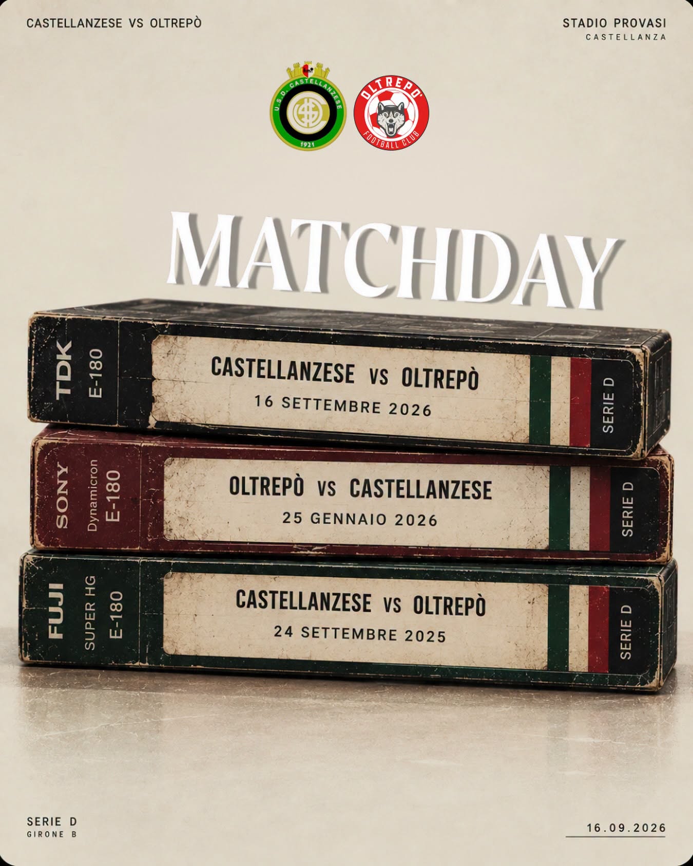 PRIMA SQUADRA | Castellanzese-Oltrepò, è match-day