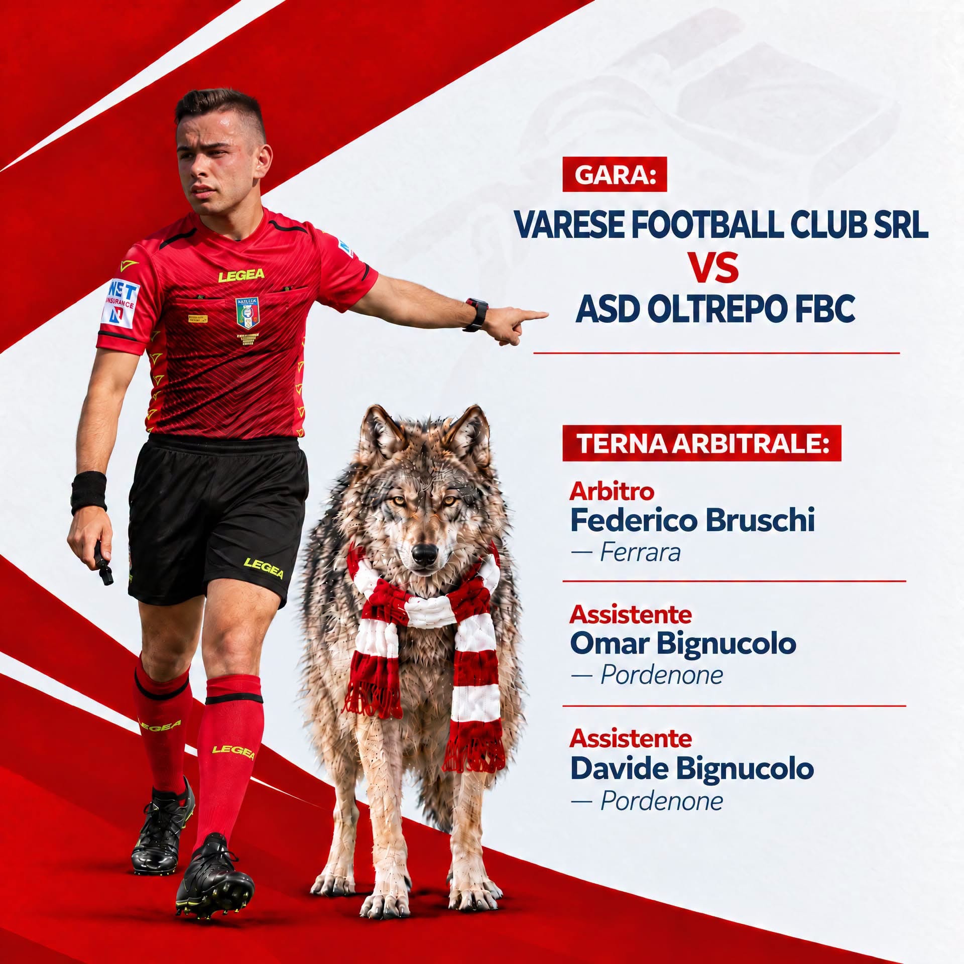 PRIMA SQUADRA | L'arbitro di Varese-Oltrepò